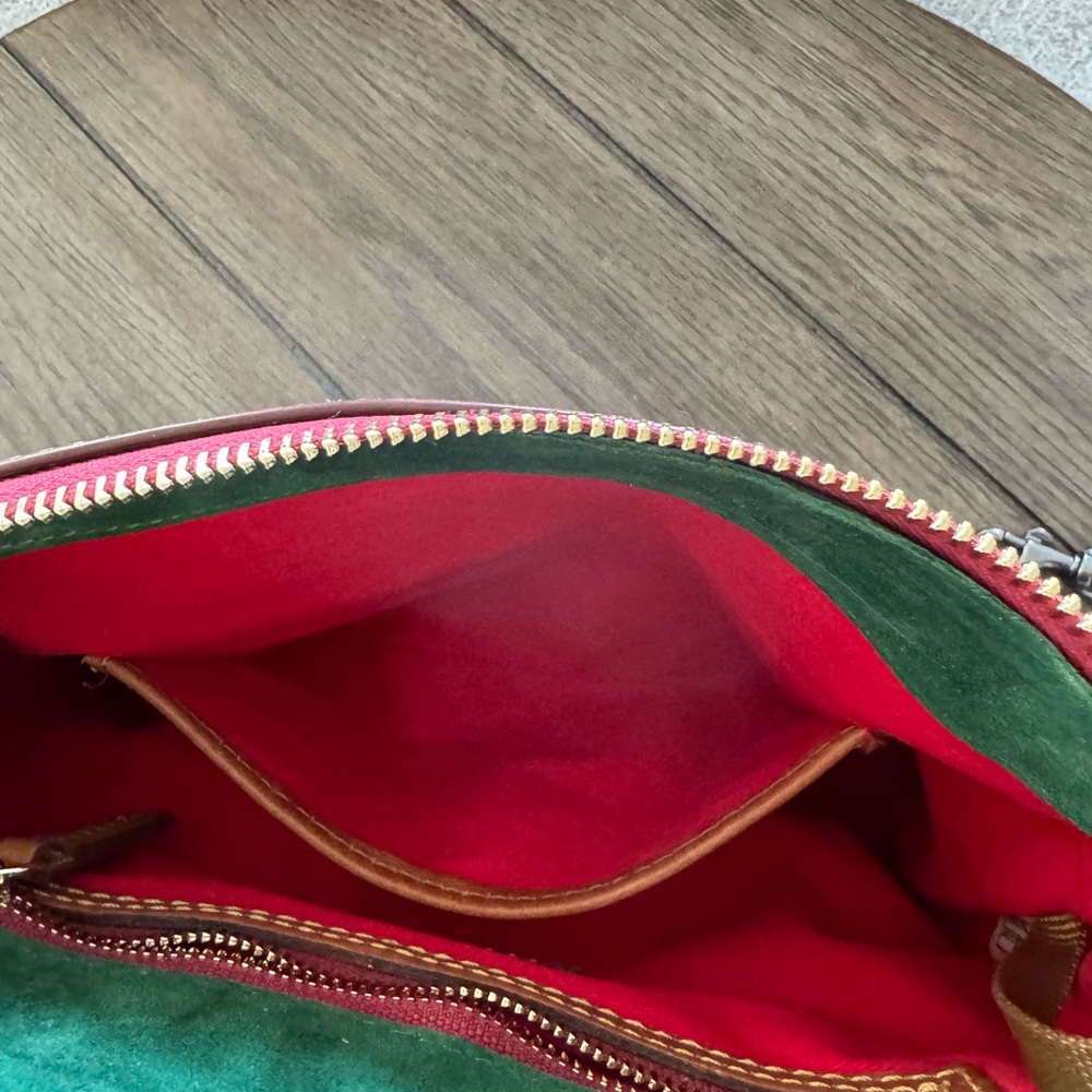 Dooney and Bourke Brown Leather Crossbody Bag with Adjustable Strap - Picture 10 of 10